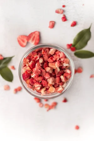 gefriergetrocknet-erdbeeren-granulat-schweiz