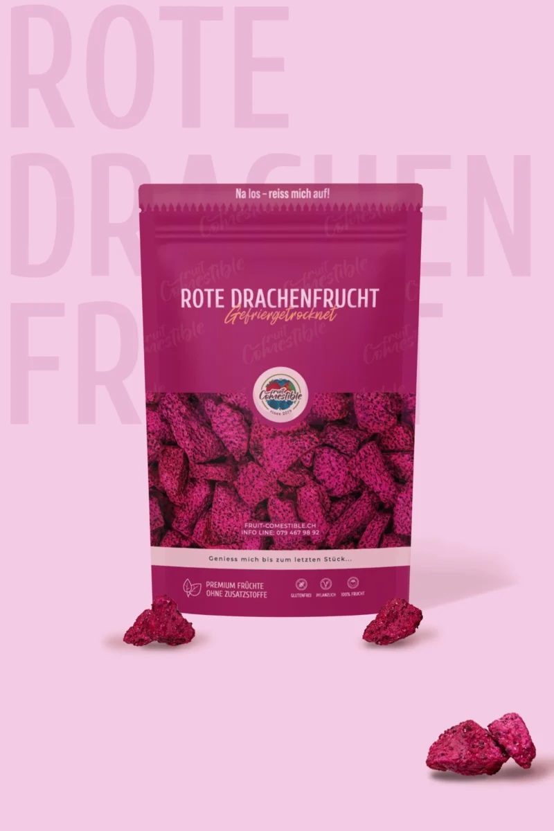 ROTE DRACHENFRUCHT | SCHNITZE | 100g